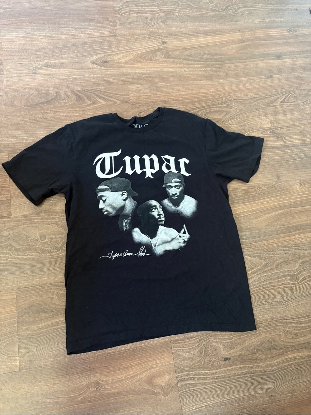 Tupac Graphic Tee - Black Men’s Shirt